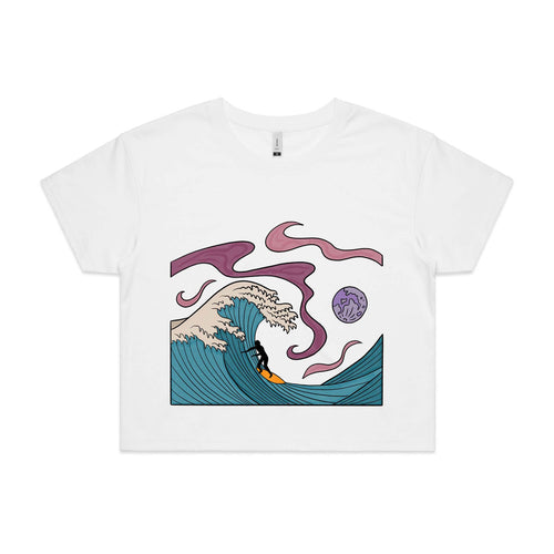 The Greatest Wave Tee by Lonely Kids Club. All clothing from our T-shirts to our shorts and hoodies are ethically made, and printed packed and shipped from Sydney.