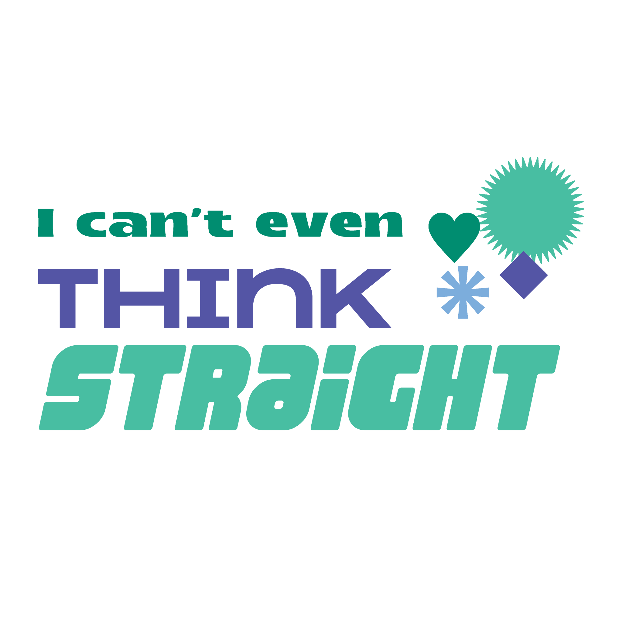 Think Straight (Gay) Tee