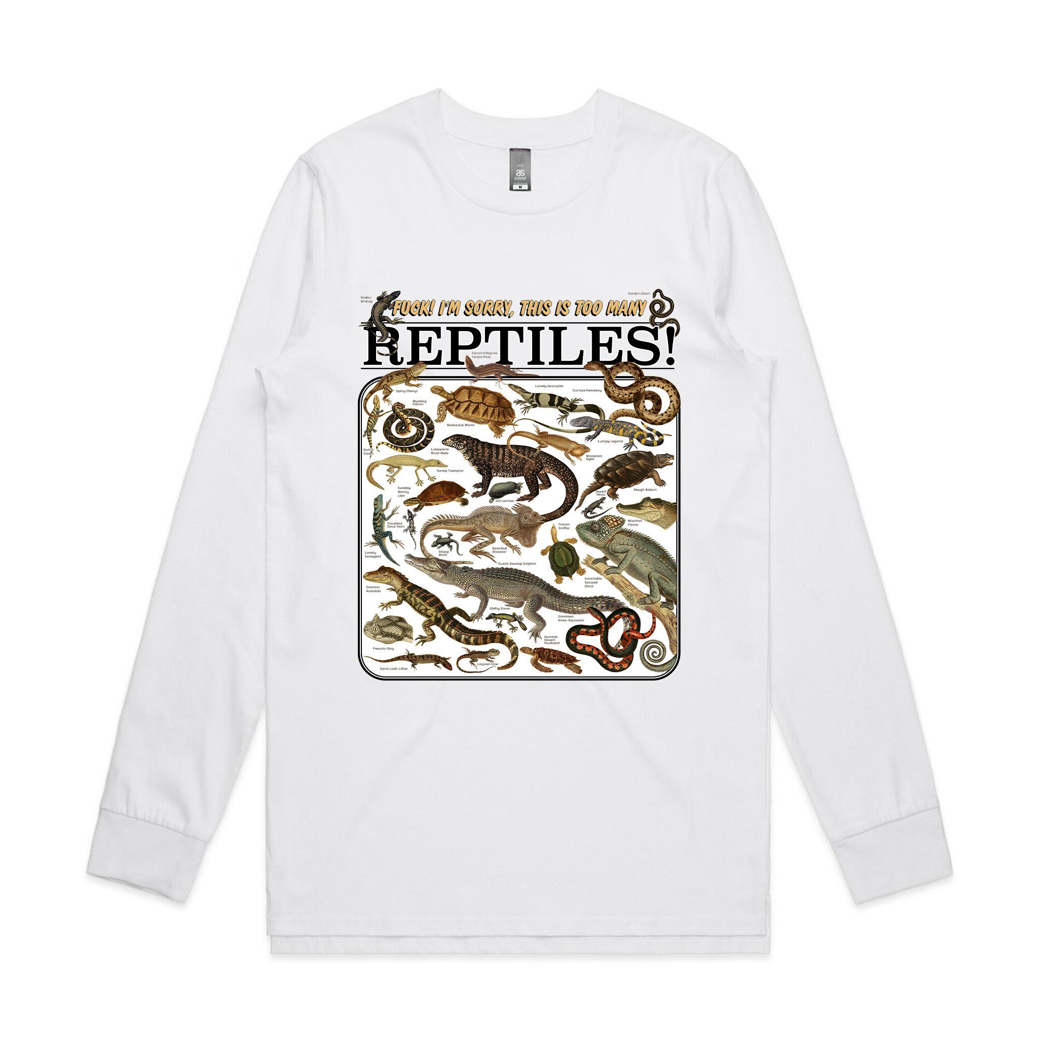 Too Many Reptiles Tee