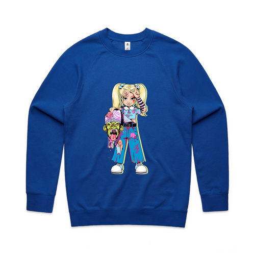 Tuff Bubbles Jumper by Lonely Kids Club. All clothing from our T-shirts to our shorts and hoodies are ethically made, and printed packed and shipped from Sydney.