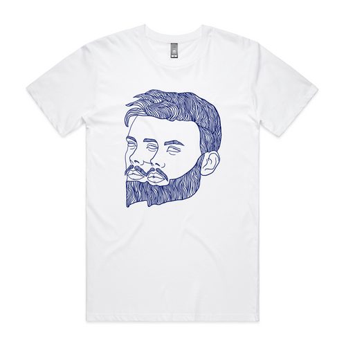 Two Faced Tee by Lonely Kids Club. All clothing from our T-shirts to our shorts and hoodies are ethically made, and printed packed and shipped from Sydney.
