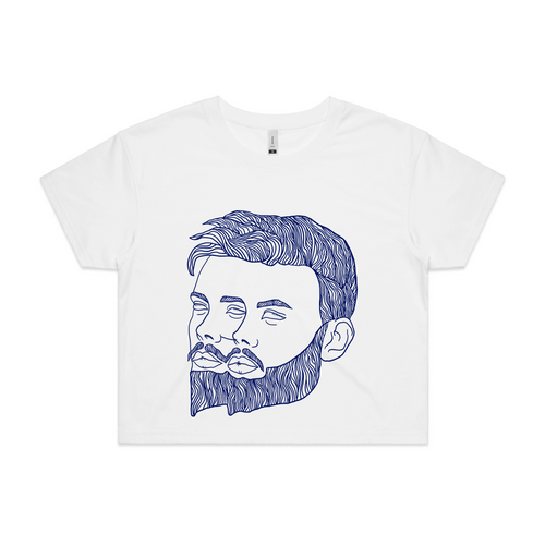 Two Faced Tee by Lonely Kids Club. All clothing from our T-shirts to our shorts and hoodies are ethically made, and printed packed and shipped from Sydney.