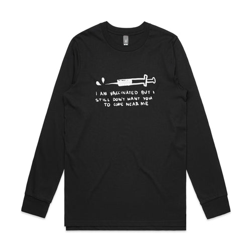 Vaccinated Tee by Lonely Kids Club. All clothing from our T-shirts to our shorts and hoodies are ethically made, and printed packed and shipped from Sydney.
