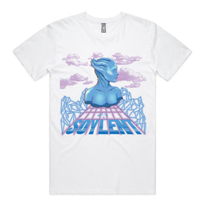 Vaporwave Liara Tee by Lonely Kids Club. All clothing from our T-shirts to our shorts and hoodies are ethically made, and printed packed and shipped from Sydney.