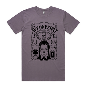 Wednesday Tee by Lonely Kids Club. All clothing from our T-shirts to our shorts and hoodies are ethically made, and printed packed and shipped from Sydney.