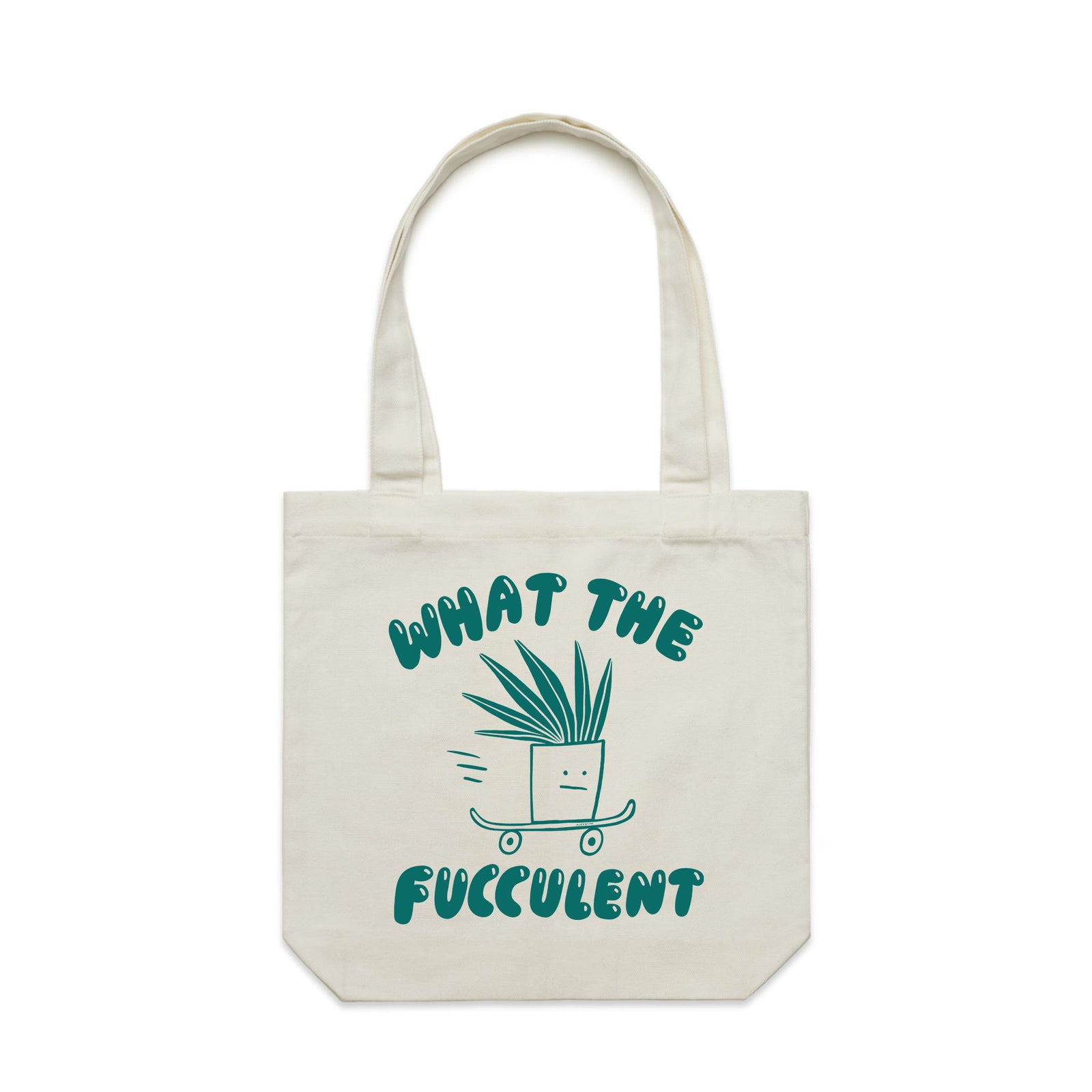 What The Fucculent Tote by Lonely Kids Club. All clothing from our T-shirts to our shorts and hoodies are ethically made, and printed packed and shipped from Sydney.