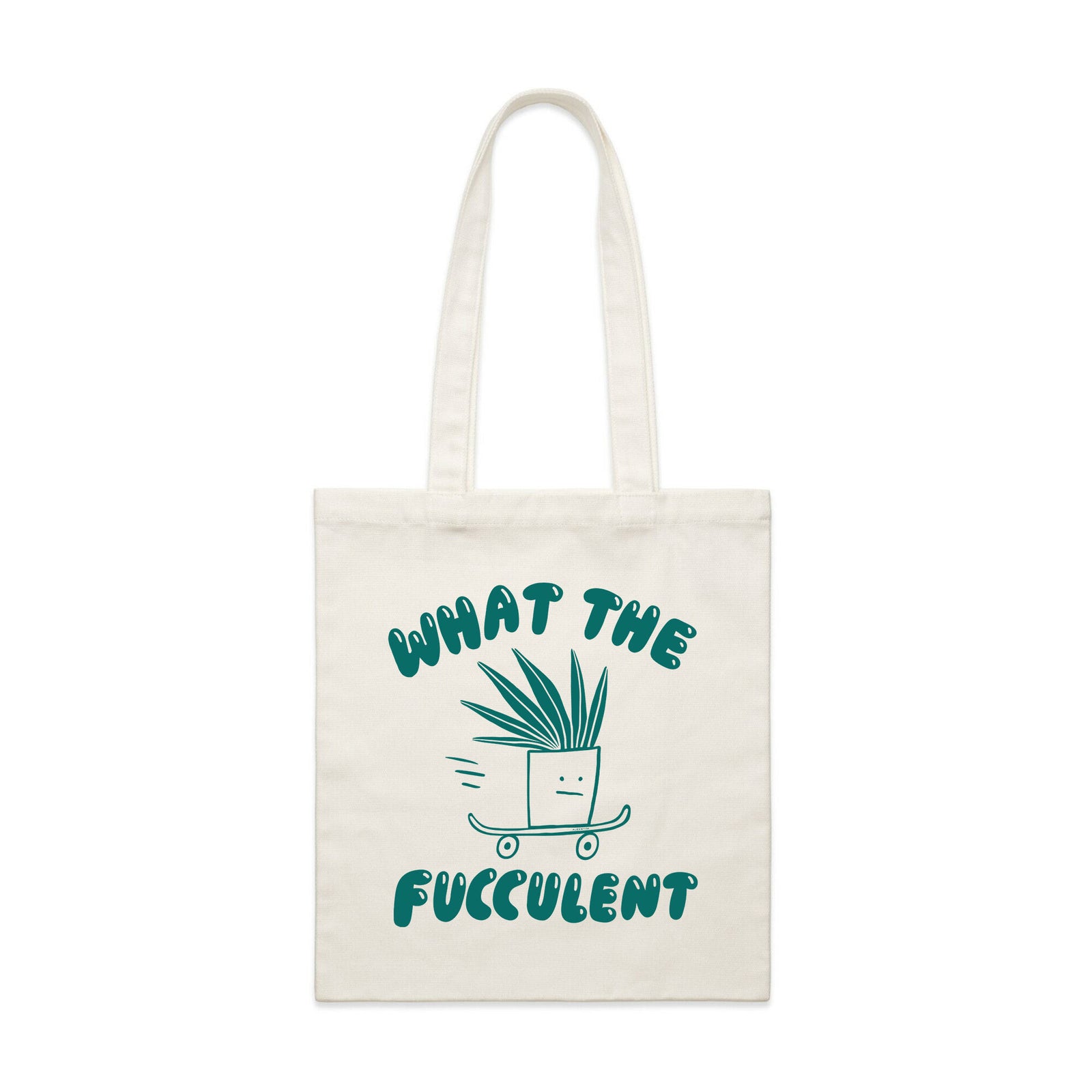 What The Fucculent Tote by Lonely Kids Club. All clothing from our T-shirts to our shorts and hoodies are ethically made, and printed packed and shipped from Sydney.