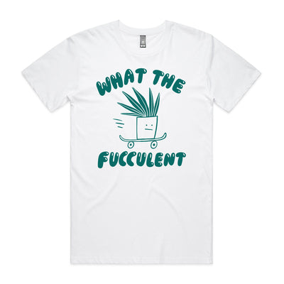 What The Fucculent Tee by Lonely Kids Club. All clothing from our T-shirts to our shorts and hoodies are ethically made, and printed packed and shipped from Sydney.