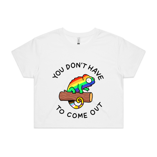 You Don't Have To Come Out Tee by Lonely Kids Club. All clothing from our T-shirts to our shorts and hoodies are ethically made, and printed packed and shipped from Sydney.