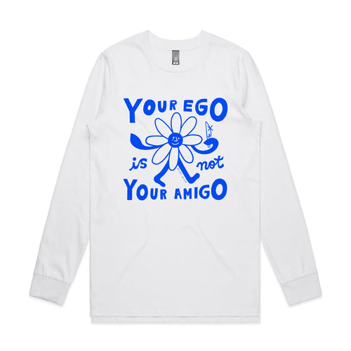Ego Amigo Tee by Lonely Kids Club. All clothing from our T-shirts to our shorts and hoodies are ethically made, and printed packed and shipped from Sydney.