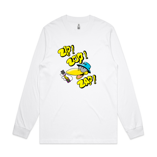 Zip Zop Zappo Tee by Lonely Kids Club. All clothing from our T-shirts to our shorts and hoodies are ethically made, and printed packed and shipped from Sydney.