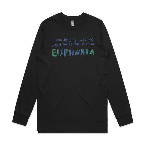 Euphoria Tee by Lonely Kids Club. All clothing from our T-shirts to our shorts and hoodies are ethically made, and printed packed and shipped from Sydney.