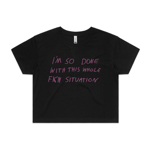 So Done Tee by Lonely Kids Club. All clothing from our T-shirts to our shorts and hoodies are ethically made, and printed packed and shipped from Sydney.