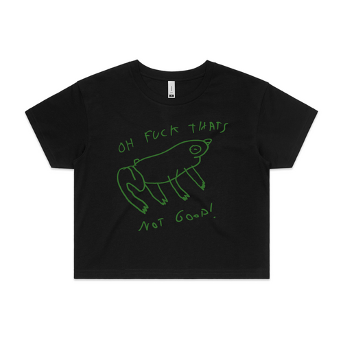 Not Good Frog Tee by Lonely Kids Club. All clothing from our T-shirts to our shorts and hoodies are ethically made, and printed packed and shipped from Sydney.