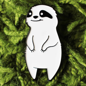 Sloth Pin by Lonely Kids Club. All clothing from our T-shirts to our shorts and hoodies are ethically made, and printed packed and shipped from Sydney.