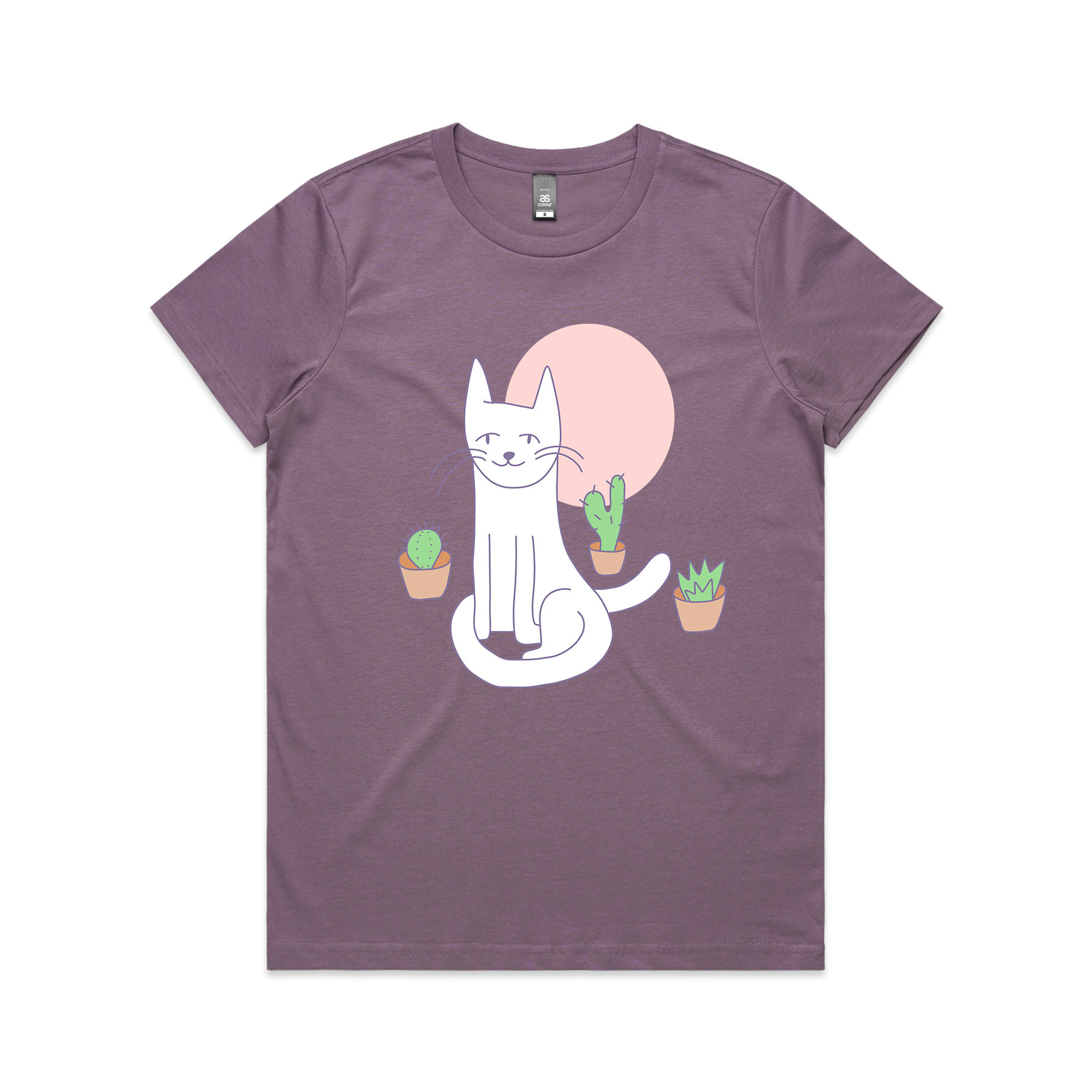 Cat and Cacti Tee