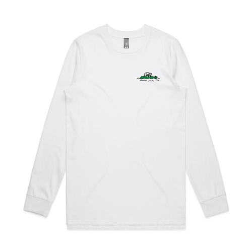 Chillergator Tee by Lonely Kids Club. All clothing from our T-shirts to our shorts and hoodies are ethically made, and printed packed and shipped from Sydney.