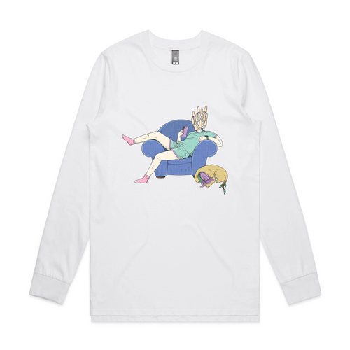 Chillin Tee by Lonely Kids Club. All clothing from our T-shirts to our shorts and hoodies are ethically made, and printed packed and shipped from Sydney.