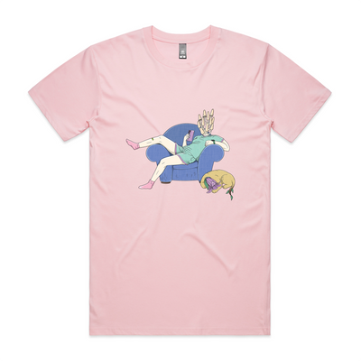 Chillin Tee by Lonely Kids Club. All clothing from our T-shirts to our shorts and hoodies are ethically made, and printed packed and shipped from Sydney.