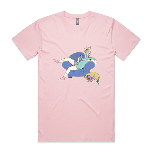 Chillin Tee by Lonely Kids Club. All clothing from our T-shirts to our shorts and hoodies are ethically made, and printed packed and shipped from Sydney.