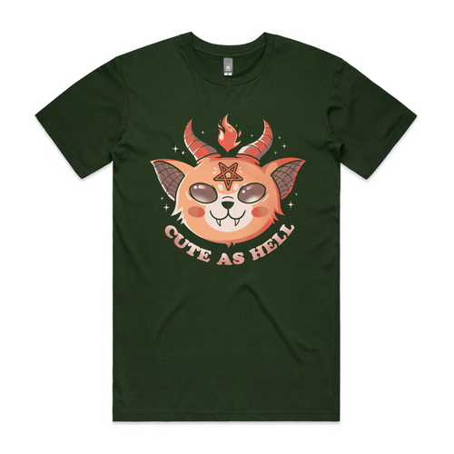 Cute As Hell Tee by Lonely Kids Club. All clothing from our T-shirts to our shorts and hoodies are ethically made, and printed packed and shipped from Sydney.