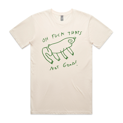 Not Good Frog Tee by Lonely Kids Club. All clothing from our T-shirts to our shorts and hoodies are ethically made, and printed packed and shipped from Sydney.