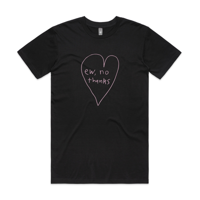 Ew, No Thanks Tee by Lonely Kids Club. All clothing from our T-shirts to our shorts and hoodies are ethically made, and printed packed and shipped from Sydney.