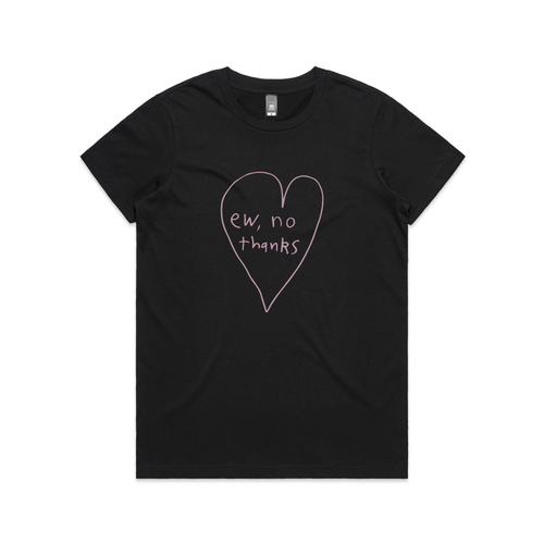 Ew, No Thanks Tee by Lonely Kids Club. All clothing from our T-shirts to our shorts and hoodies are ethically made, and printed packed and shipped from Sydney.