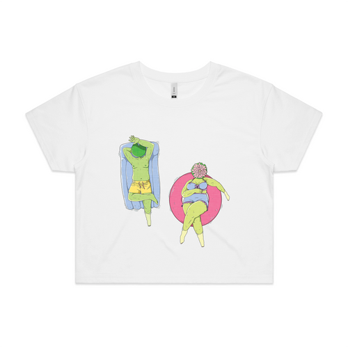 Floaty Time Tee by Lonely Kids Club. All clothing from our T-shirts to our shorts and hoodies are ethically made, and printed packed and shipped from Sydney.