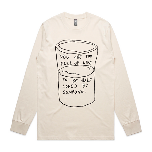 Full Of Love Tee by Lonely Kids Club. All clothing from our T-shirts to our shorts and hoodies are ethically made, and printed packed and shipped from Sydney.