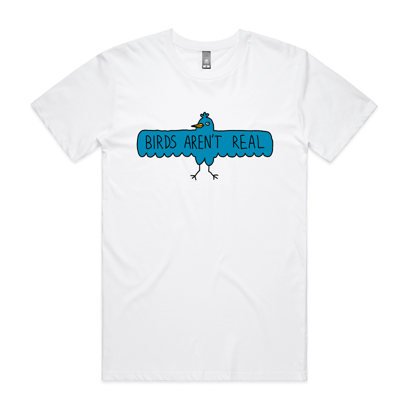funny bird t shirt birds arent real australia