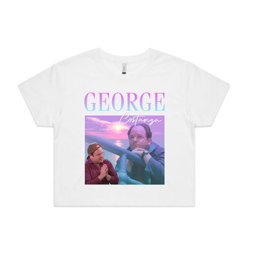 George Retro Tee by Lonely Kids Club. All clothing from our T-shirts to our shorts and hoodies are ethically made, and printed packed and shipped from Sydney.