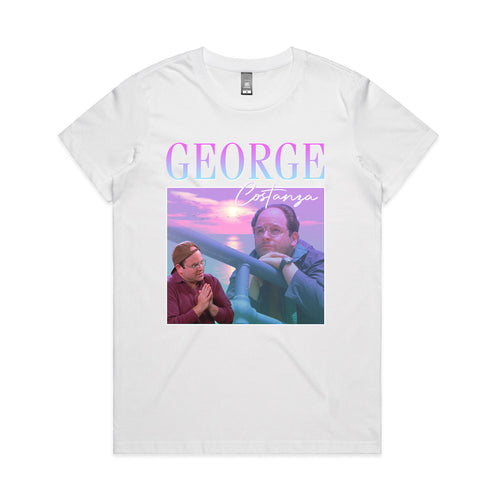 George Retro Tee by Lonely Kids Club. All clothing from our T-shirts to our shorts and hoodies are ethically made, and printed packed and shipped from Sydney.