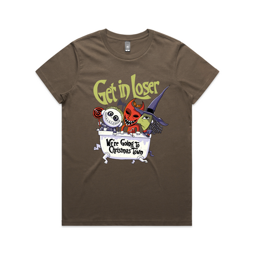 Christmas Town Tee by Lonely Kids Club. All clothing from our T-shirts to our shorts and hoodies are ethically made, and printed packed and shipped from Sydney.