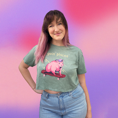 Goin' Places Tee by Lonely Kids Club. All clothing from our T-shirts to our shorts and hoodies are ethically made, and printed packed and shipped from Sydney.