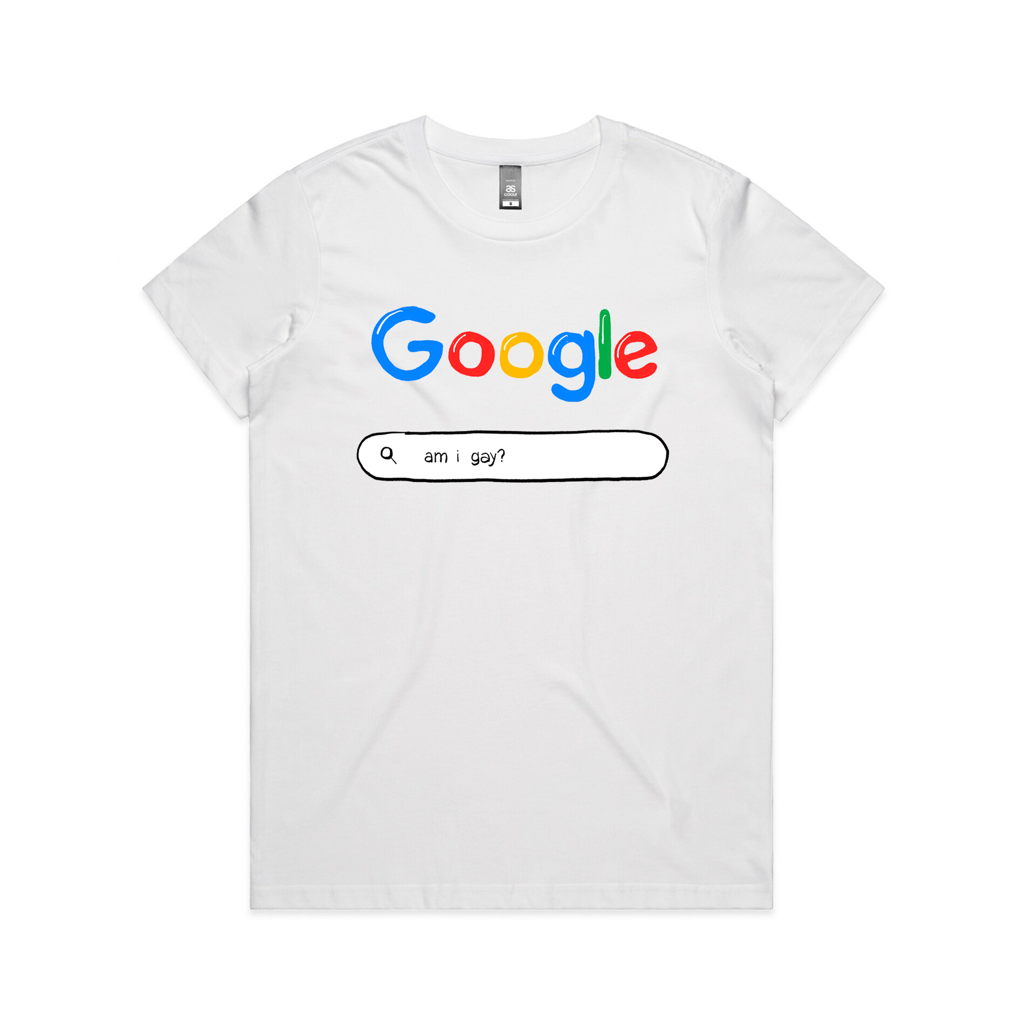 Google Am I Gay Tee