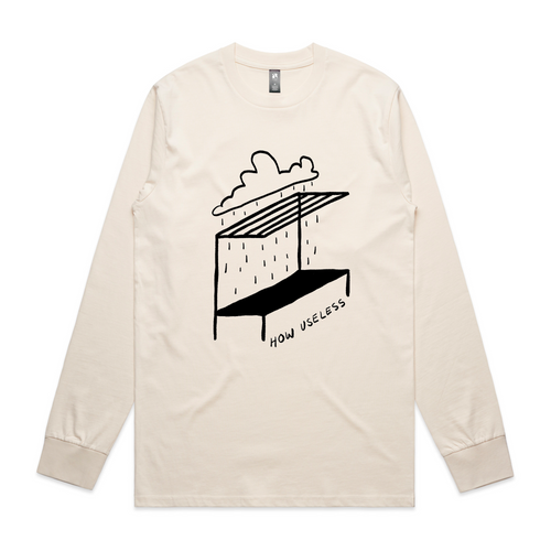 How Useless Tee by Lonely Kids Club. All clothing from our T-shirts to our shorts and hoodies are ethically made, and printed packed and shipped from Sydney.