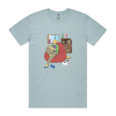 Just Vibing Tee by Lonely Kids Club. All clothing from our T-shirts to our shorts and hoodies are ethically made, and printed packed and shipped from Sydney.