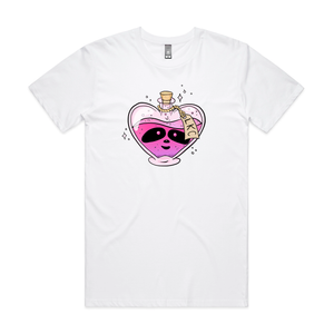 Love Potion Tee by Lonely Kids Club. All clothing from our T-shirts to our shorts and hoodies are ethically made, and printed packed and shipped from Sydney.