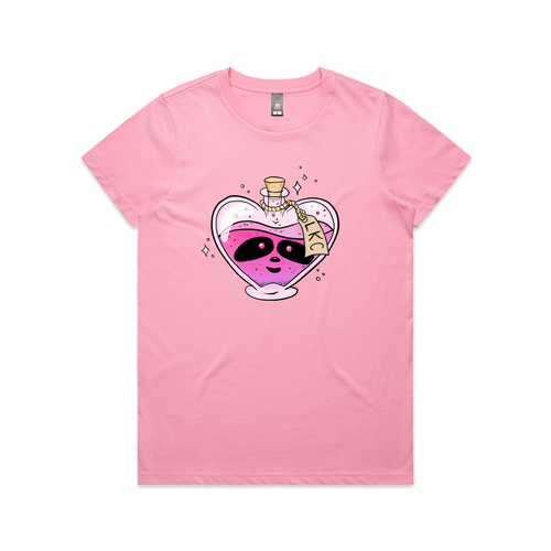 Love Potion Tee by Lonely Kids Club. All clothing from our T-shirts to our shorts and hoodies are ethically made, and printed packed and shipped from Sydney.