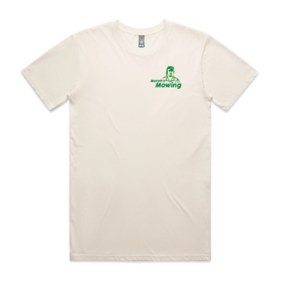 Murph's Mowing Tee by Lonely Kids Club. All clothing from our T-shirts to our shorts and hoodies are ethically made, and printed packed and shipped from Sydney.