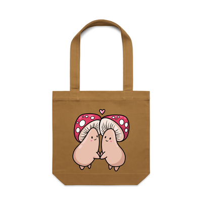 Mush Be Love Tote by Lonely Kids Club. All clothing from our T-shirts to our shorts and hoodies are ethically made, and printed packed and shipped from Sydney.