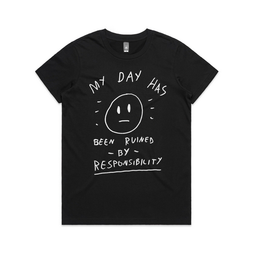 My Day Tee by Lonely Kids Club. All clothing from our T-shirts to our shorts and hoodies are ethically made, and printed packed and shipped from Sydney.