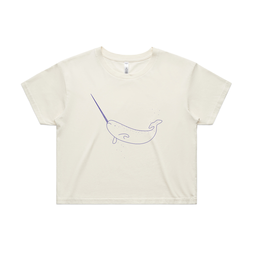 Narwhal Tee by Lonely Kids Club. All clothing from our T-shirts to our shorts and hoodies are ethically made, and printed packed and shipped from Sydney.