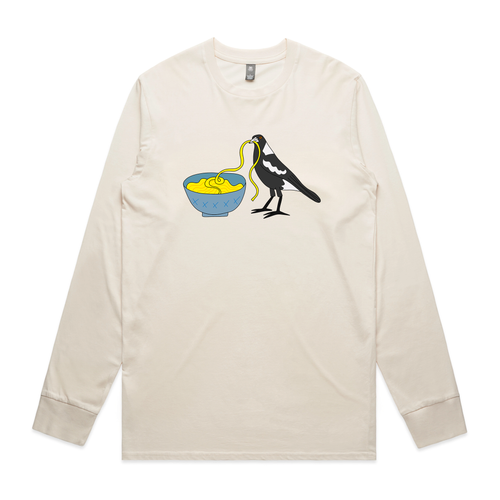 Noodle Maggie Tee by Lonely Kids Club. All clothing from our T-shirts to our shorts and hoodies are ethically made, and printed packed and shipped from Sydney.