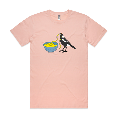 Noodle Maggie Tee by Lonely Kids Club. All clothing from our T-shirts to our shorts and hoodies are ethically made, and printed packed and shipped from Sydney.