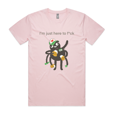 Not Just Here Tee by Lonely Kids Club. All clothing from our T-shirts to our shorts and hoodies are ethically made, and printed packed and shipped from Sydney.