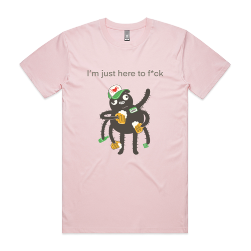 Not Just Here Tee by Lonely Kids Club. All clothing from our T-shirts to our shorts and hoodies are ethically made, and printed packed and shipped from Sydney.