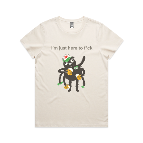 Not Just Here Tee by Lonely Kids Club. All clothing from our T-shirts to our shorts and hoodies are ethically made, and printed packed and shipped from Sydney.
