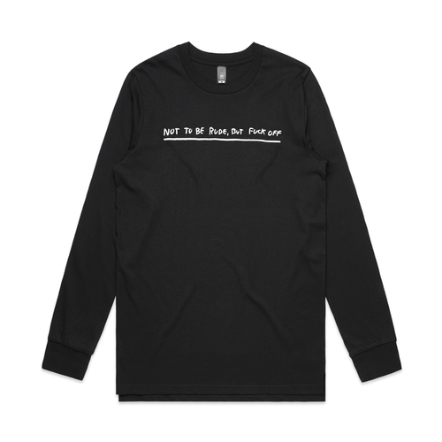 Not To Be Rude Tee by Lonely Kids Club. All clothing from our T-shirts to our shorts and hoodies are ethically made, and printed packed and shipped from Sydney.